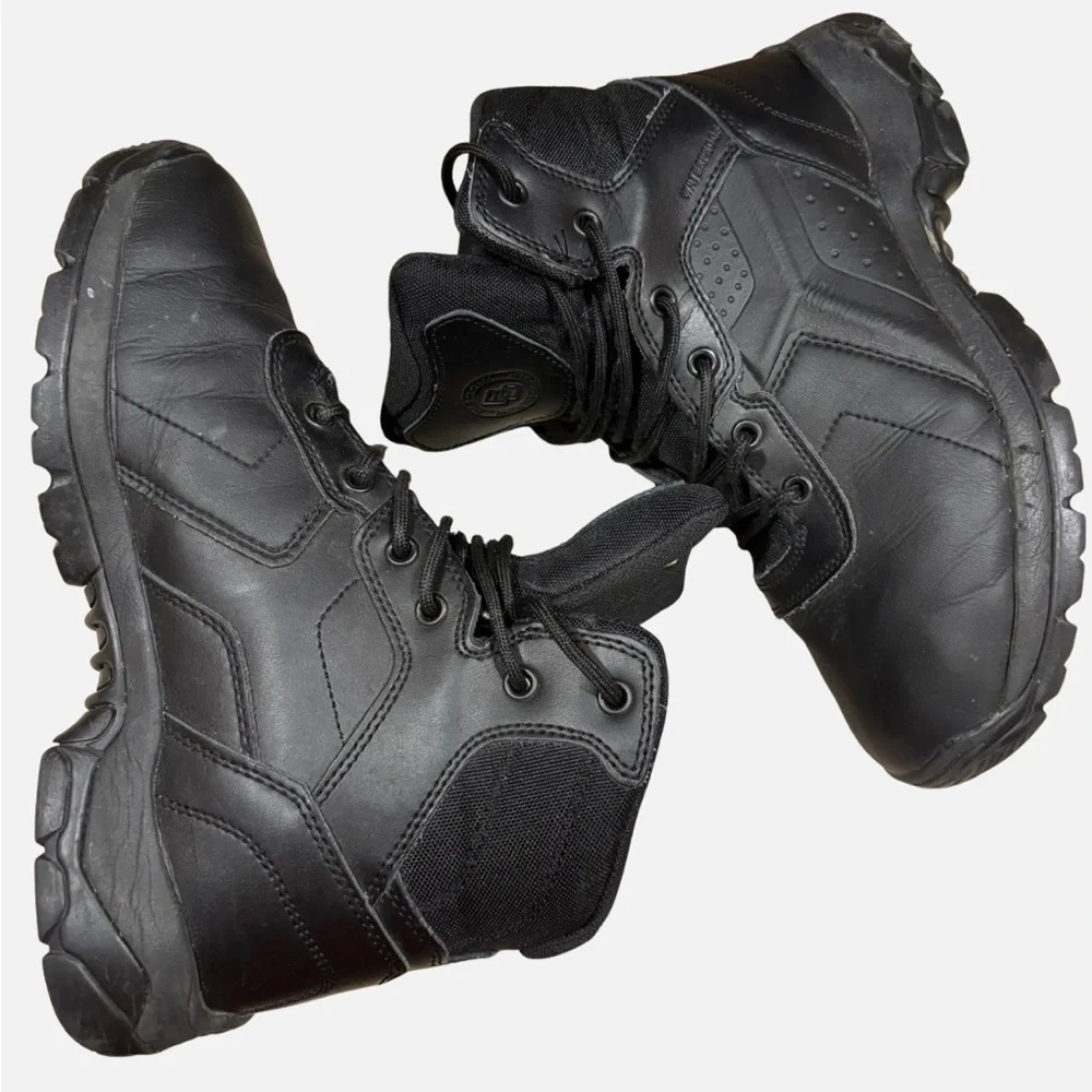 Battle Ops Men's Boots Sz 7.5 M/W 6" Waterproof Tactical Leather Black BOPS6001 - Picture 6 of 9